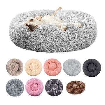 Round Washable Pet Bed