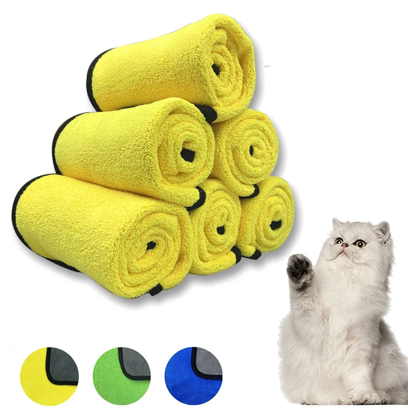 Soft Pet Towel for Dogs & Cats