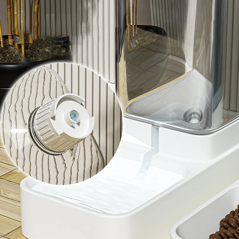 Auto Pet Feeder & Water Bowl